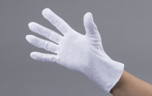 薄手綿手袋のイメージ